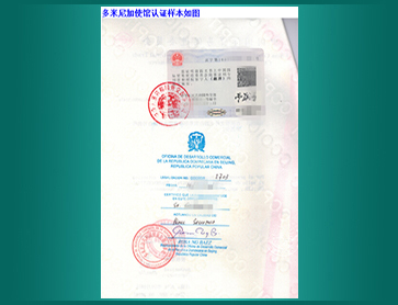 14-多米尼加使馆认证
